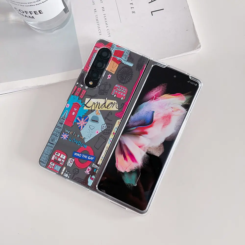Fashionable Paris Colored Transparent PC Case