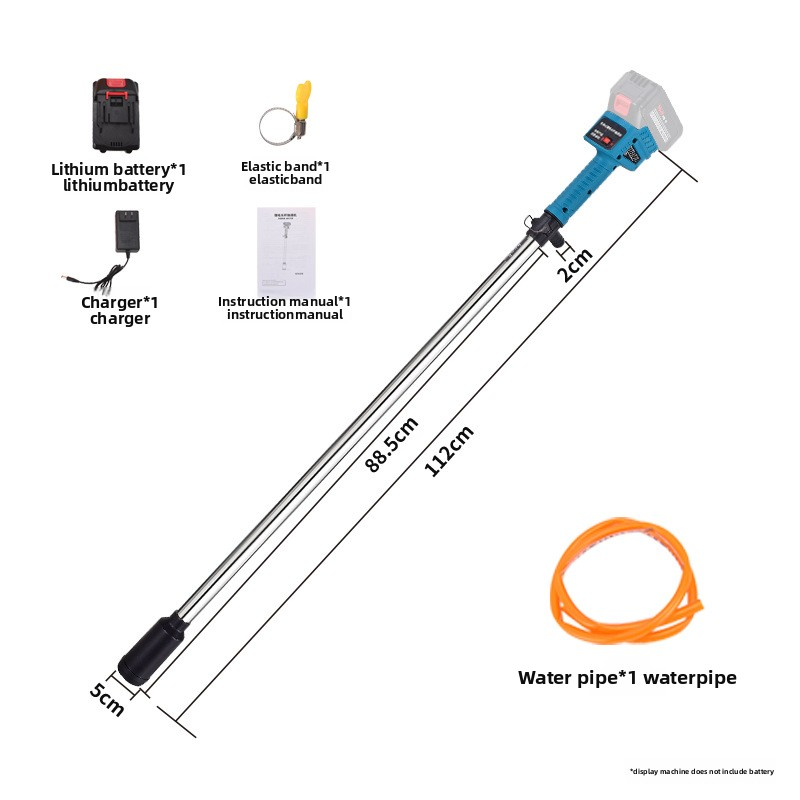 Rechargeable Lithium Battery Water Pump, Handheld Long Pole Multi-functional Water Pump For Swimming Pool Drainage, Garden And Vegetable Plot Irrigation — foto 15