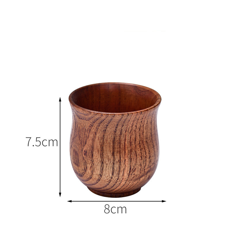 Reverse side pot belly cup