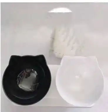 Cat Double Bowl Food Protects Cervical Vertebra