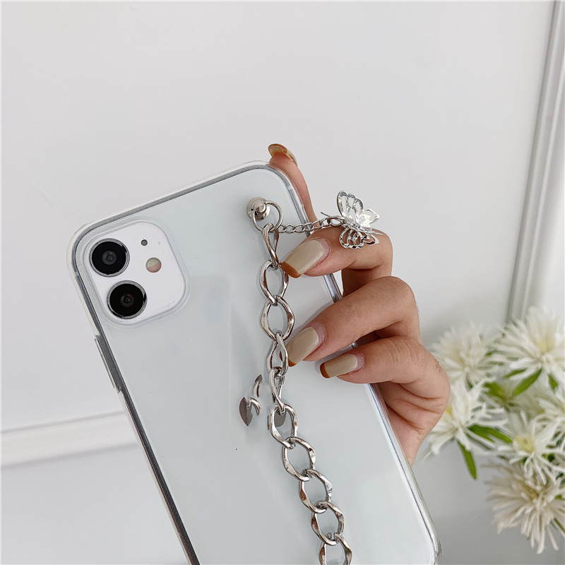 Chain Hollow Butterfly Phone Soft Case - Image 2