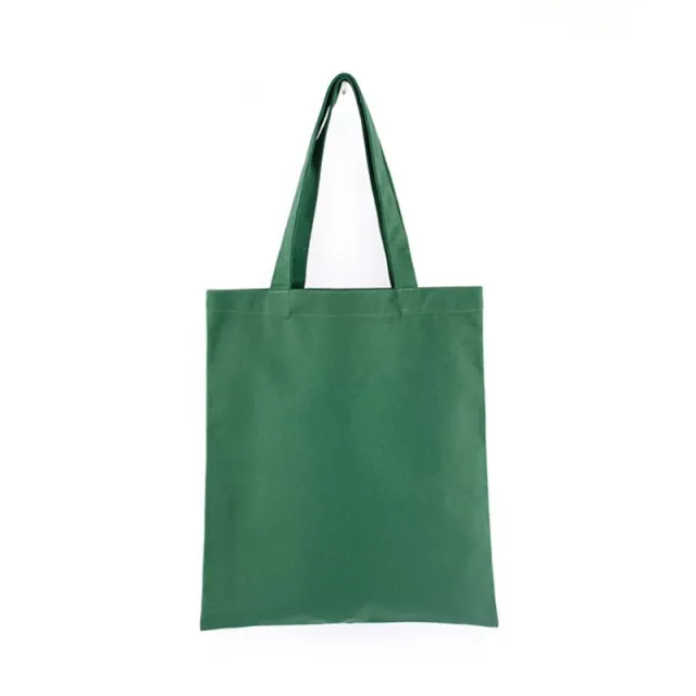 Patterned Large capacity Shopping Cotton Canvas Tote Bag Green - Shop at LoveMi