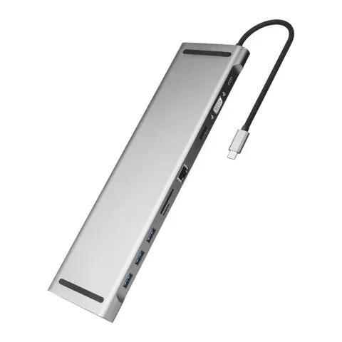 Hub Docking Station and Cooling Bracket to Ten-port HDMI
