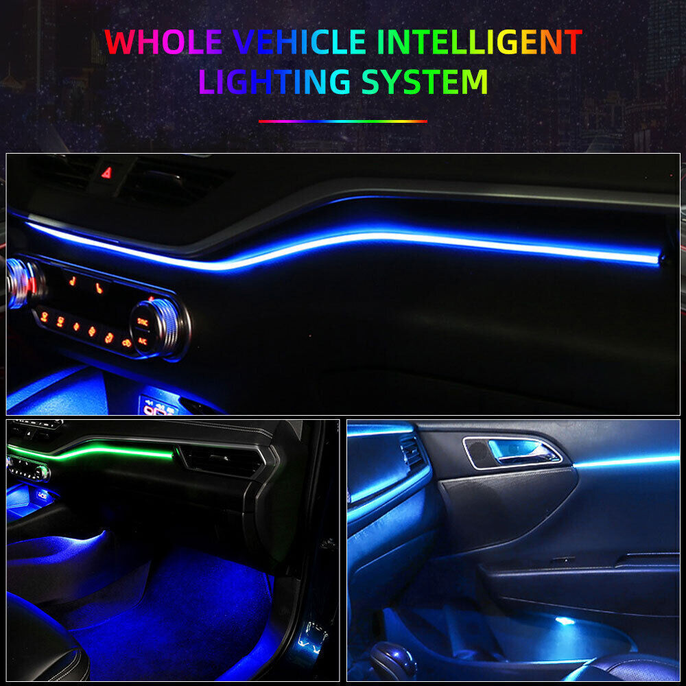 Symphony Full RGB LED Car Interior Acrylic Light Ambient Strip APP Control — image 7