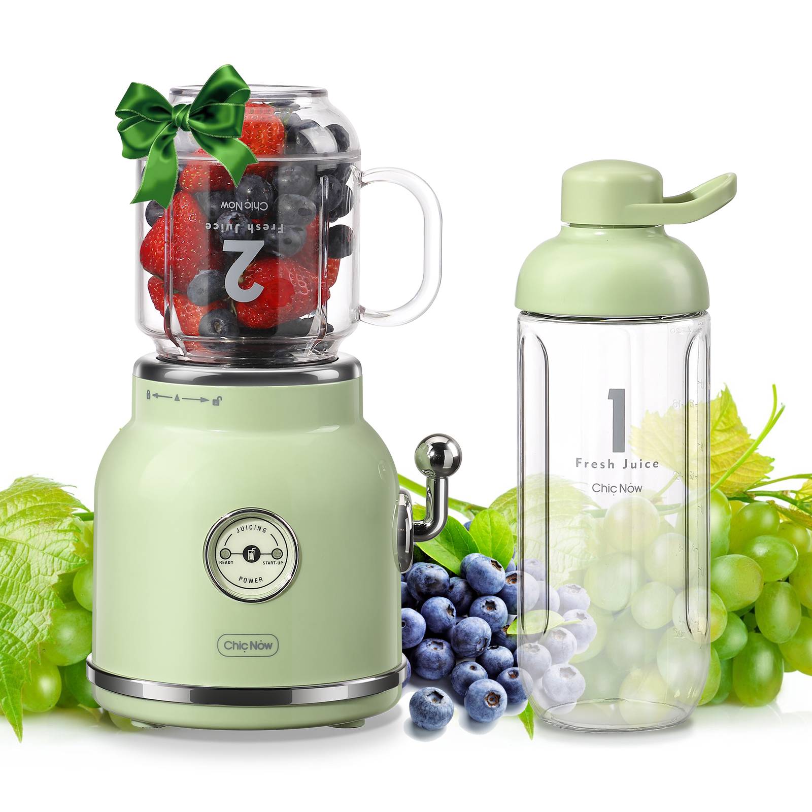Personal Blender Maker For Shakes And Smoothies With 20.3 Oz Travel Cup And Lid