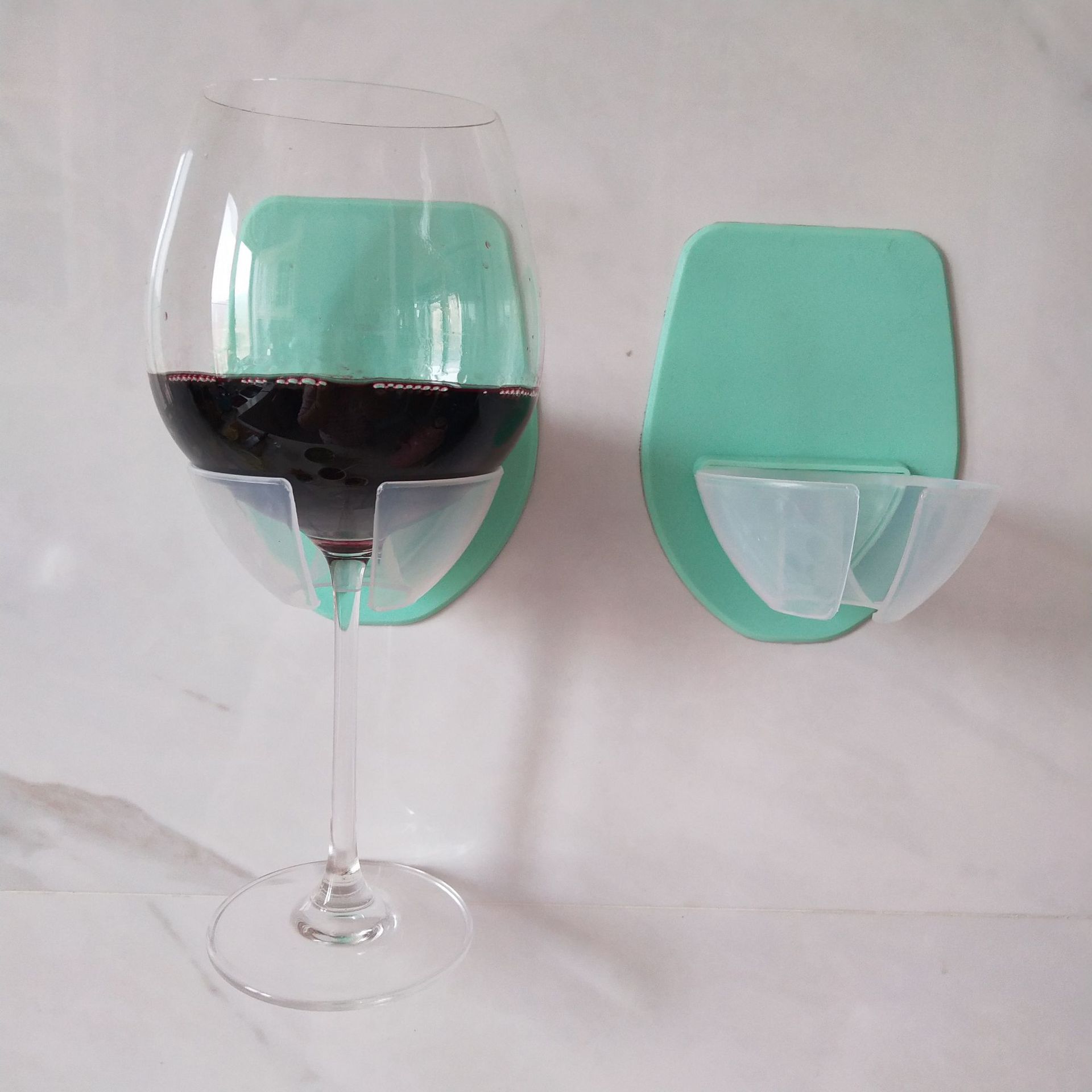 Title 4, Wine Glass Can Holder Bathroom Bedside Wall