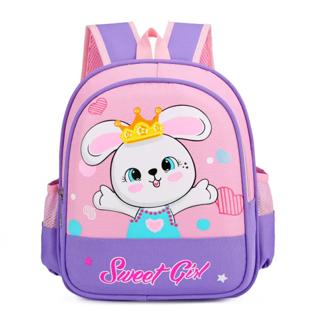 Kindergarten Baby Elementary School Backpack Purple - Shop at LoveMi