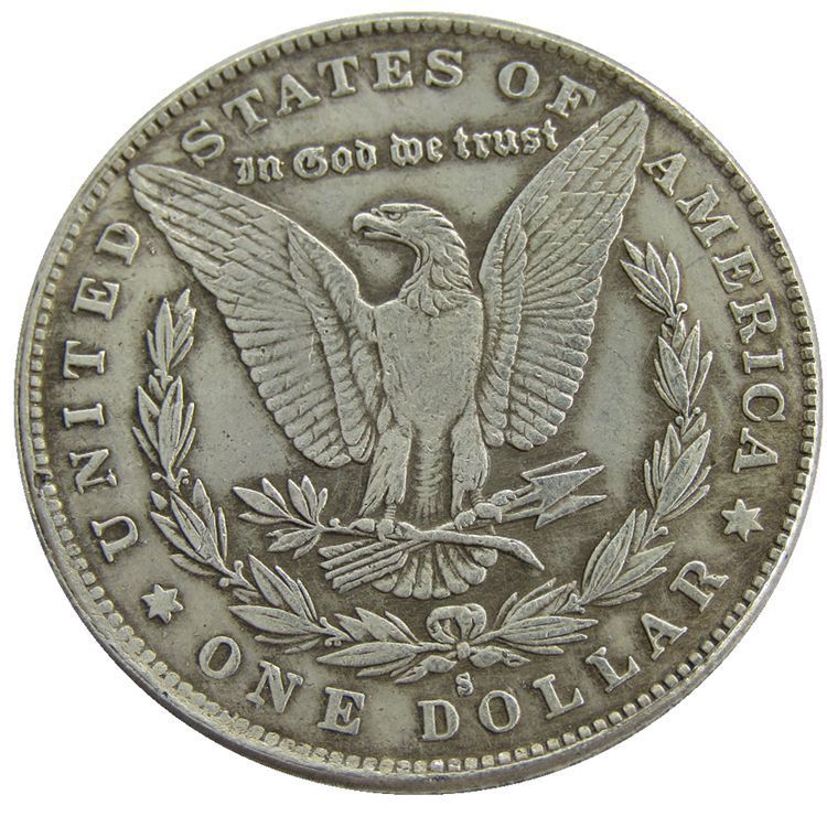 Silver dollar vagabond morgan replica commemorative coin