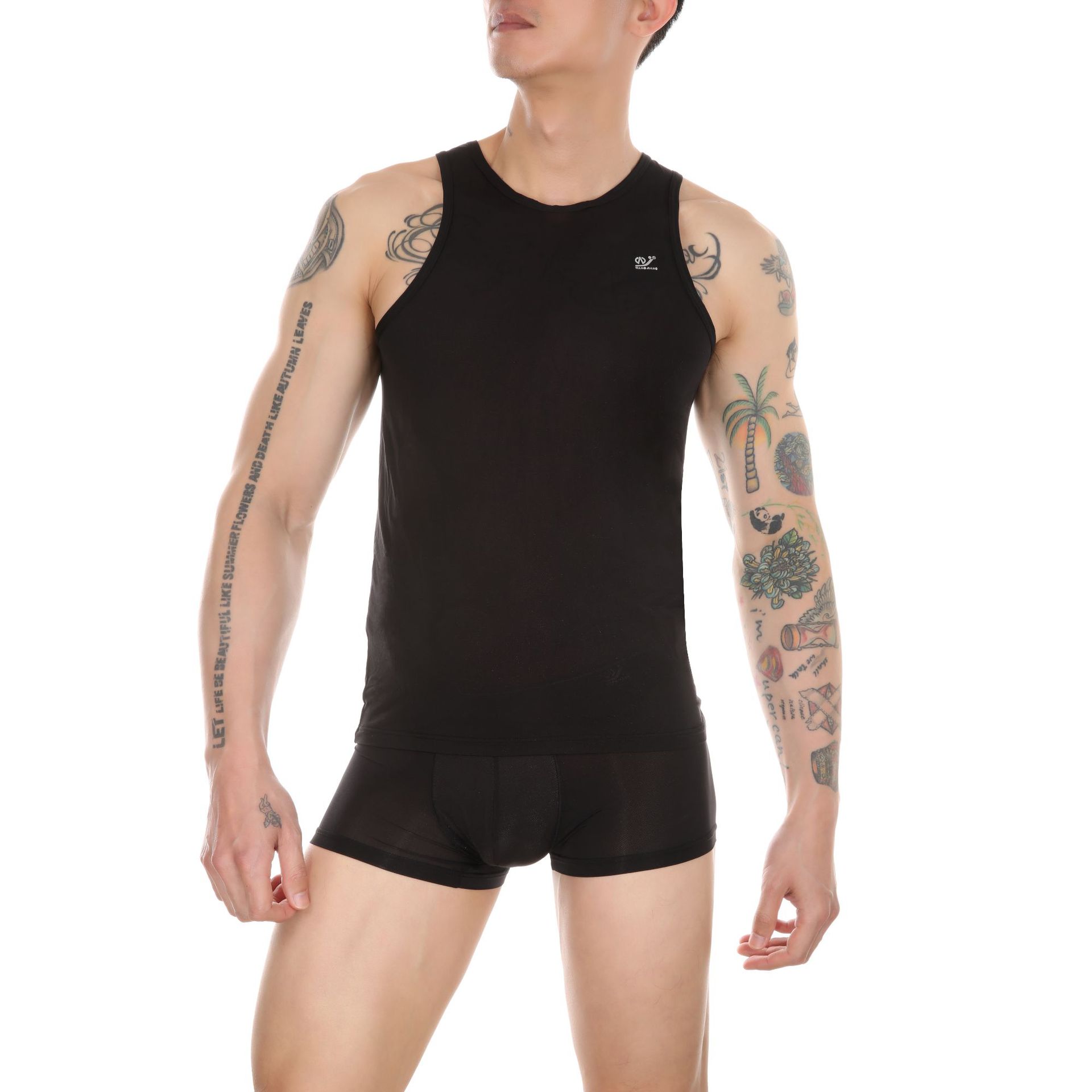 Title 2, Regata masculina transparente Ice Silk ultra fi...