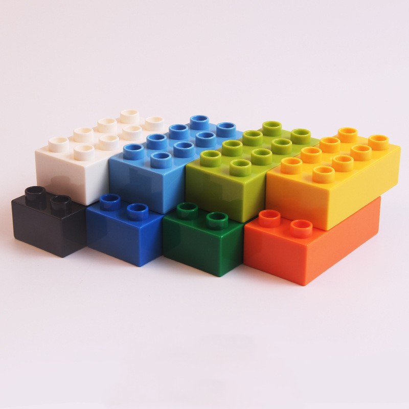 Order 8-hole Assembled Bulk Thick Brick Foundation Block Spare Parts Toys Wholesale