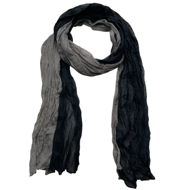 Textured Casual Scarf ,Khaki Black Crinkle Scarf ,vacation,daily Life,evening Party,Office Appropriate Subtlety For Women Men,for Casual Outfits ... - Shop at LoveMi