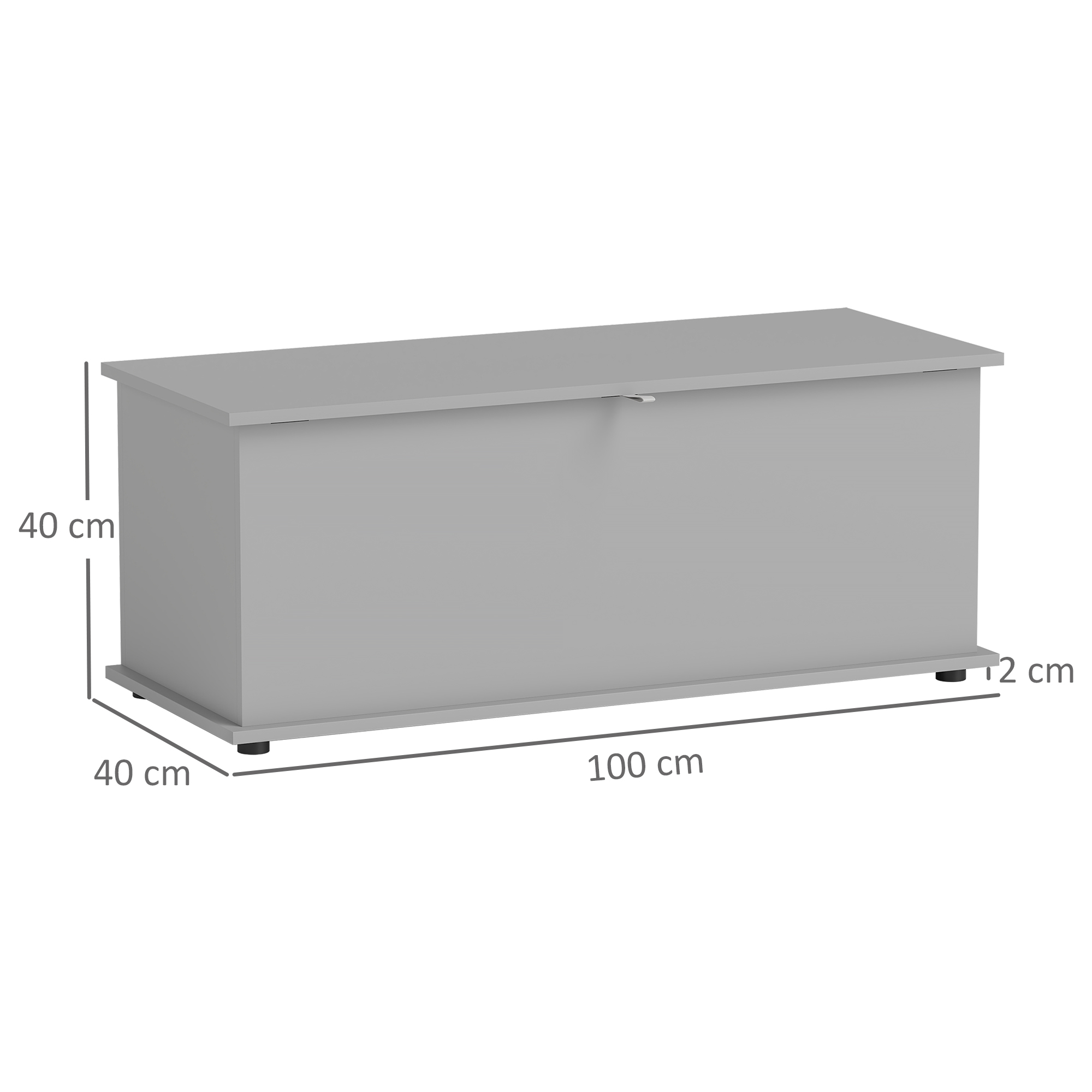 Storage Box,large Capacity 113 Liter Blanket Box,shoe Stool With Safety Hinge — image 4