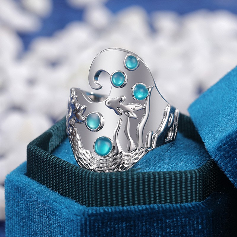 Fashion Creative Underwater World Ring