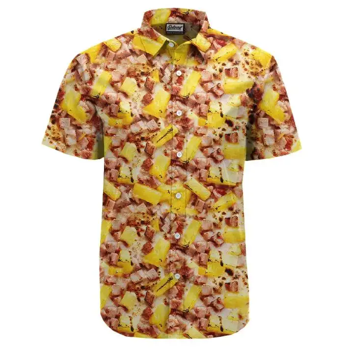3D Digital Printing Personality Pattern Casual Summer Short Sleeve Shirt