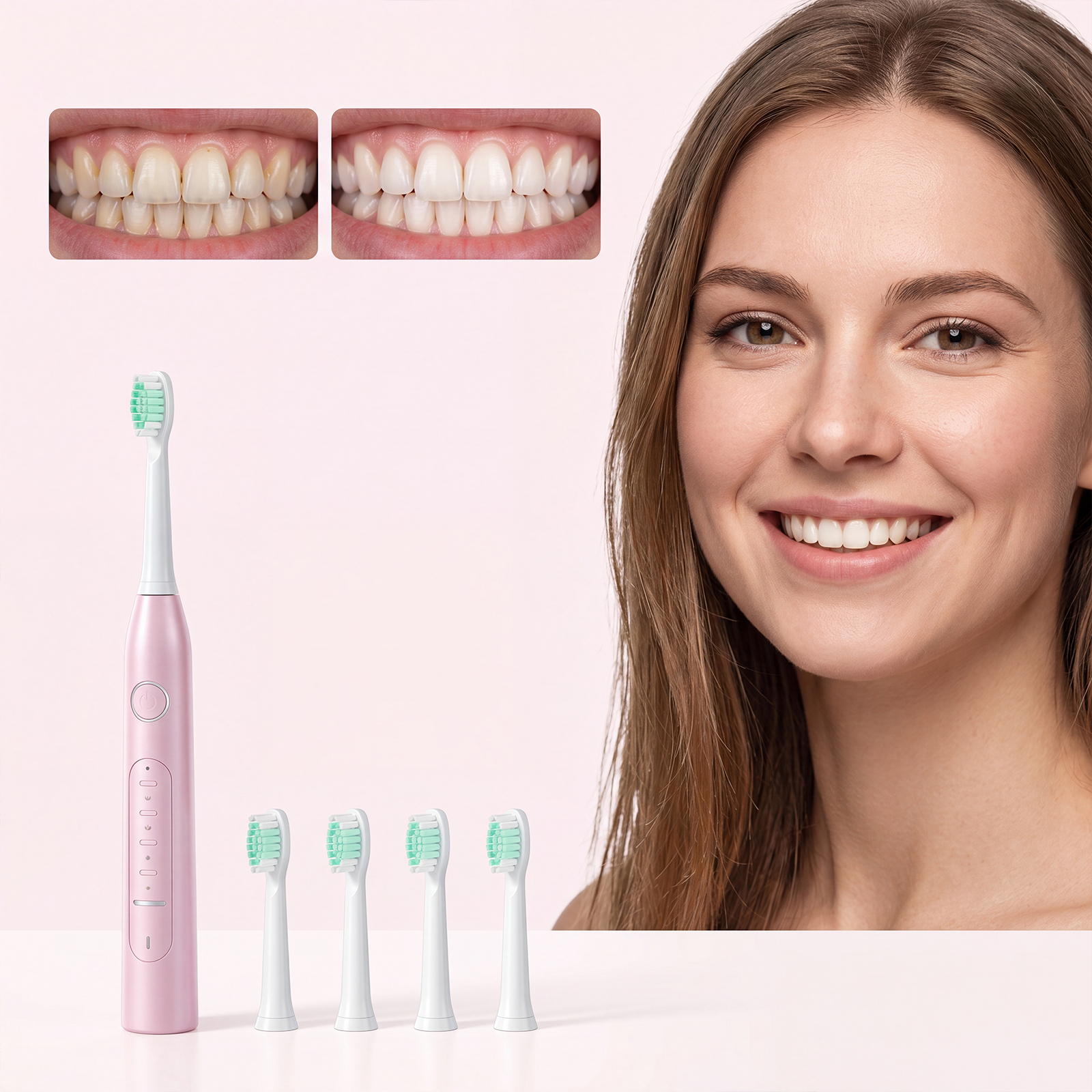 CH-926 Electric Toothbrush With 2 Brush Heads