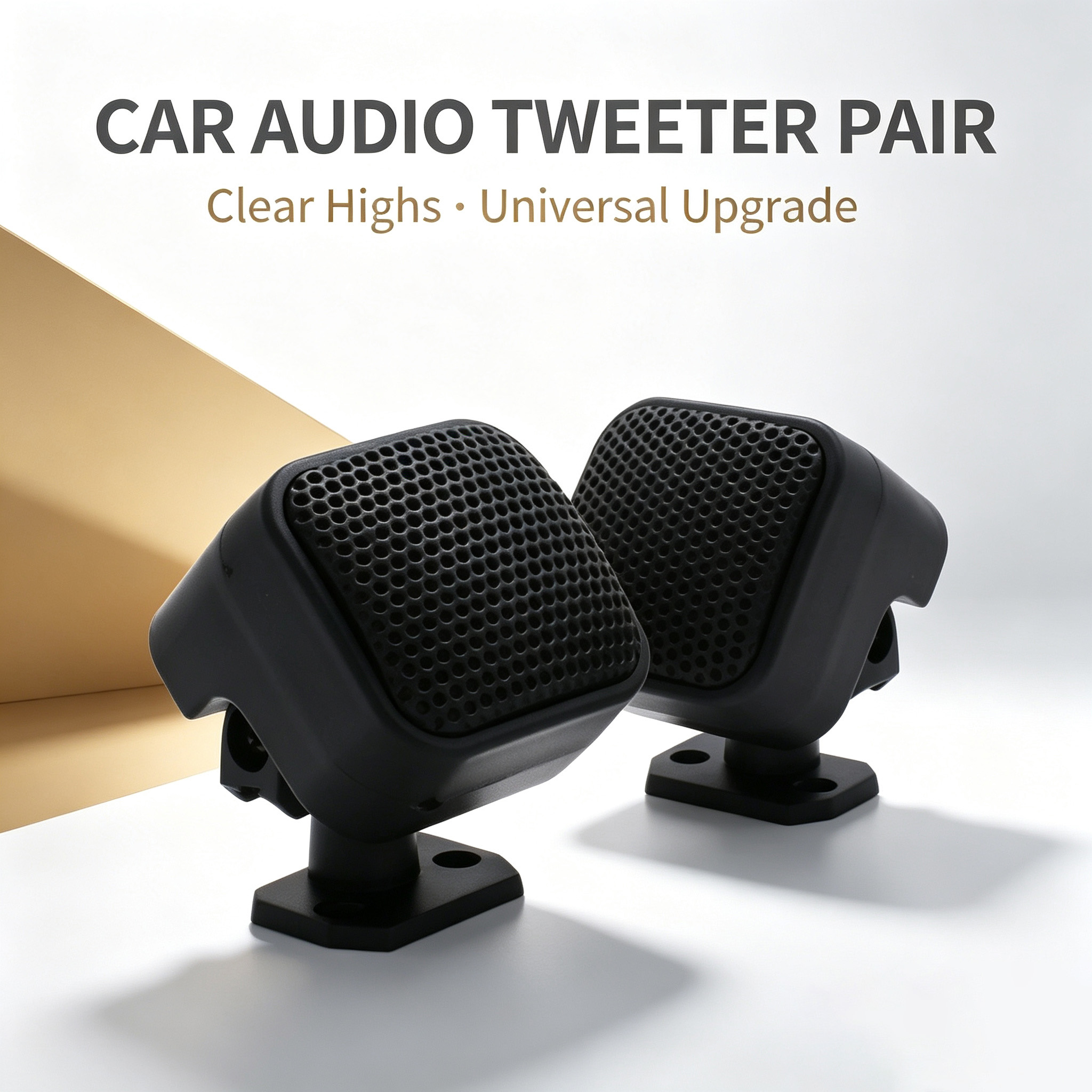 500W Car Tweeter Speaker 90db Mini Dome High Frequency Audio Tweeter For Car Audio System