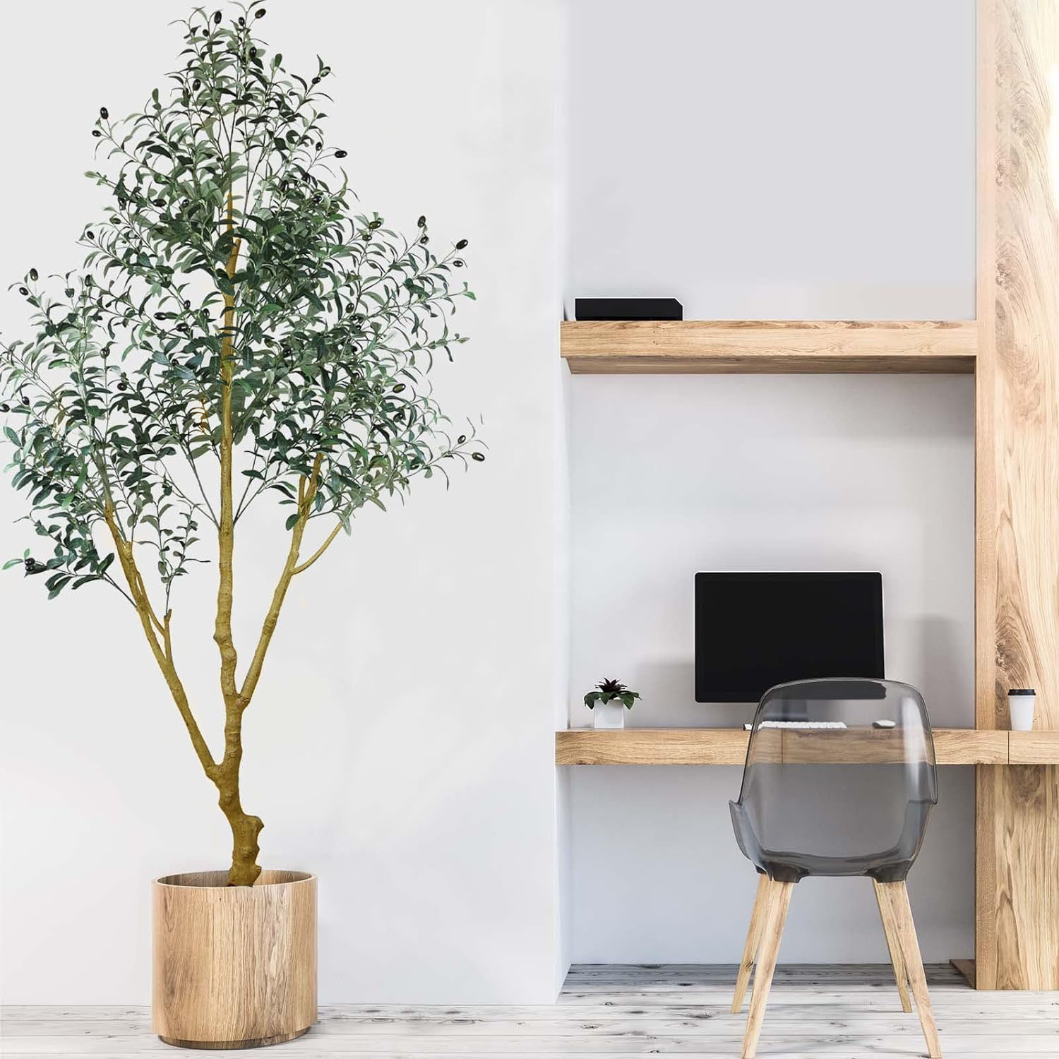 Artificial Olive Tree 78.7 Inches — image 2