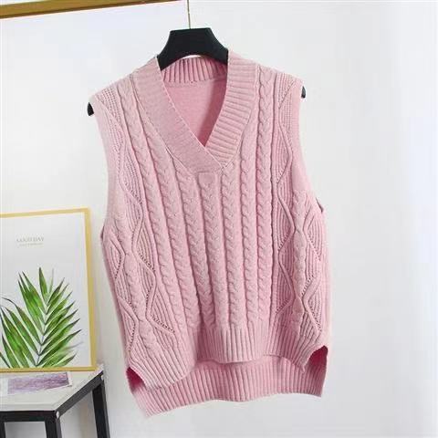 Title 2, Sweater Vest Womens Knitted Cover Spring And A...