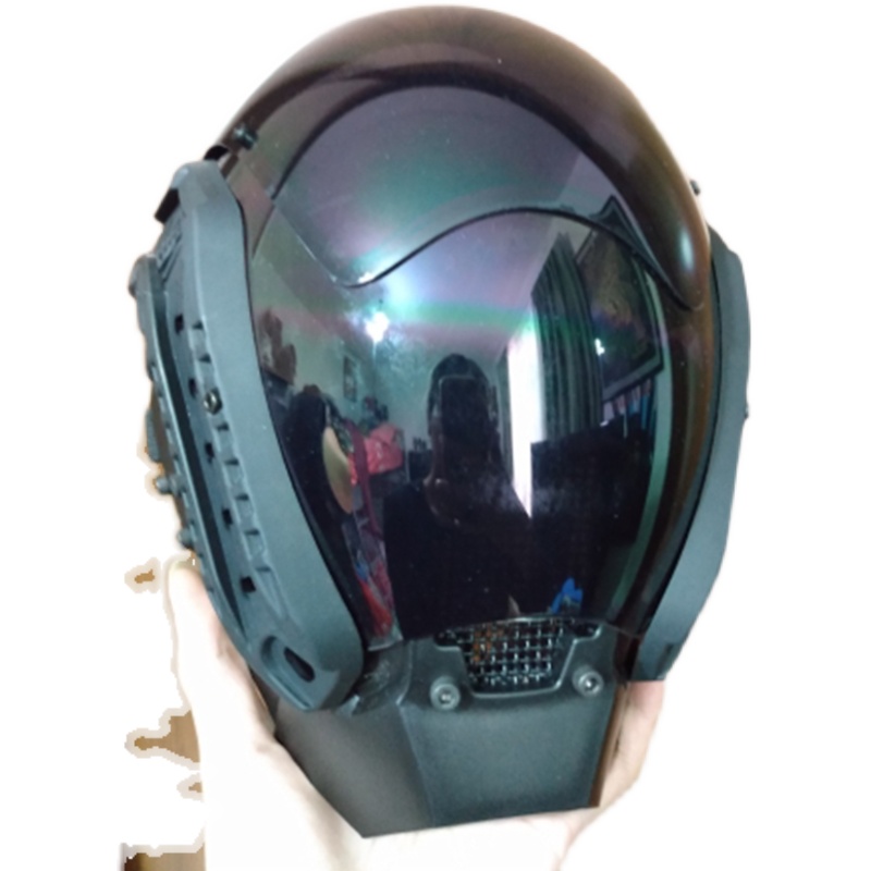 Casque Cyberpunk Halloween — Masque Fête et Festival 5