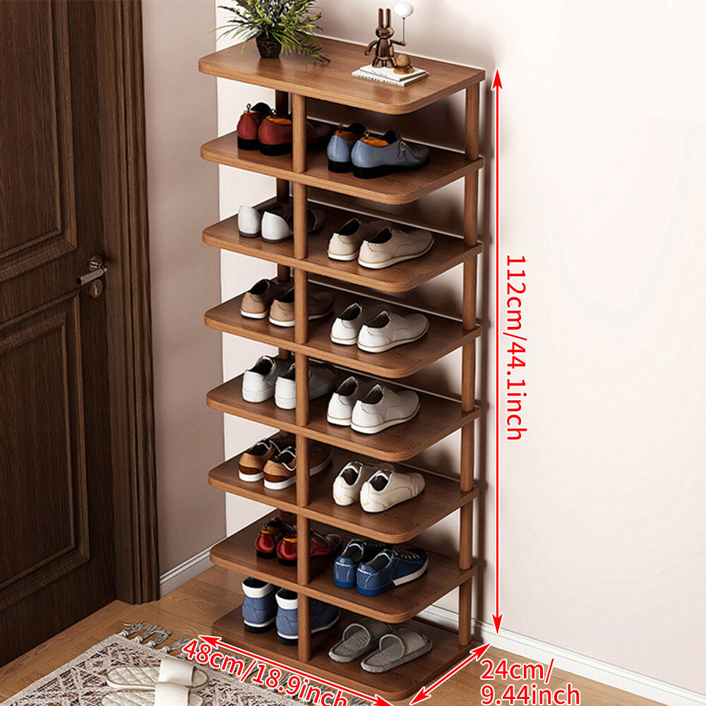 68 Tier Vertical Shoe Rack Tall Shoe Tower Storage Shelf Organizer Shoe Tower