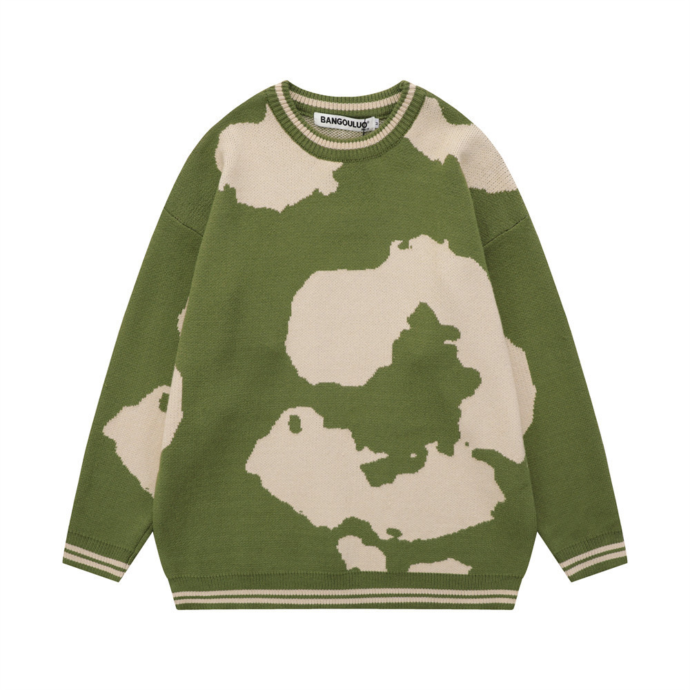 Round Neck Knitted Sweater, picture 6 of 8