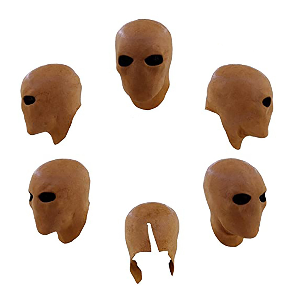 Halloween Horror Stone Mask Independent Station Hot Sale Variant Human Faceless Devil Skull Grimace Latex Mask — foto 2