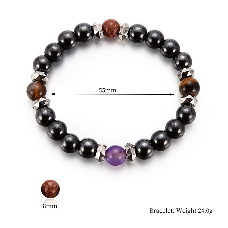 Personalized Retro Round Magnetic Magnet Bracelet European And American Hot Style