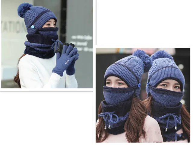 Plus velvet thick bib mask Set C - Shop at LoveMi