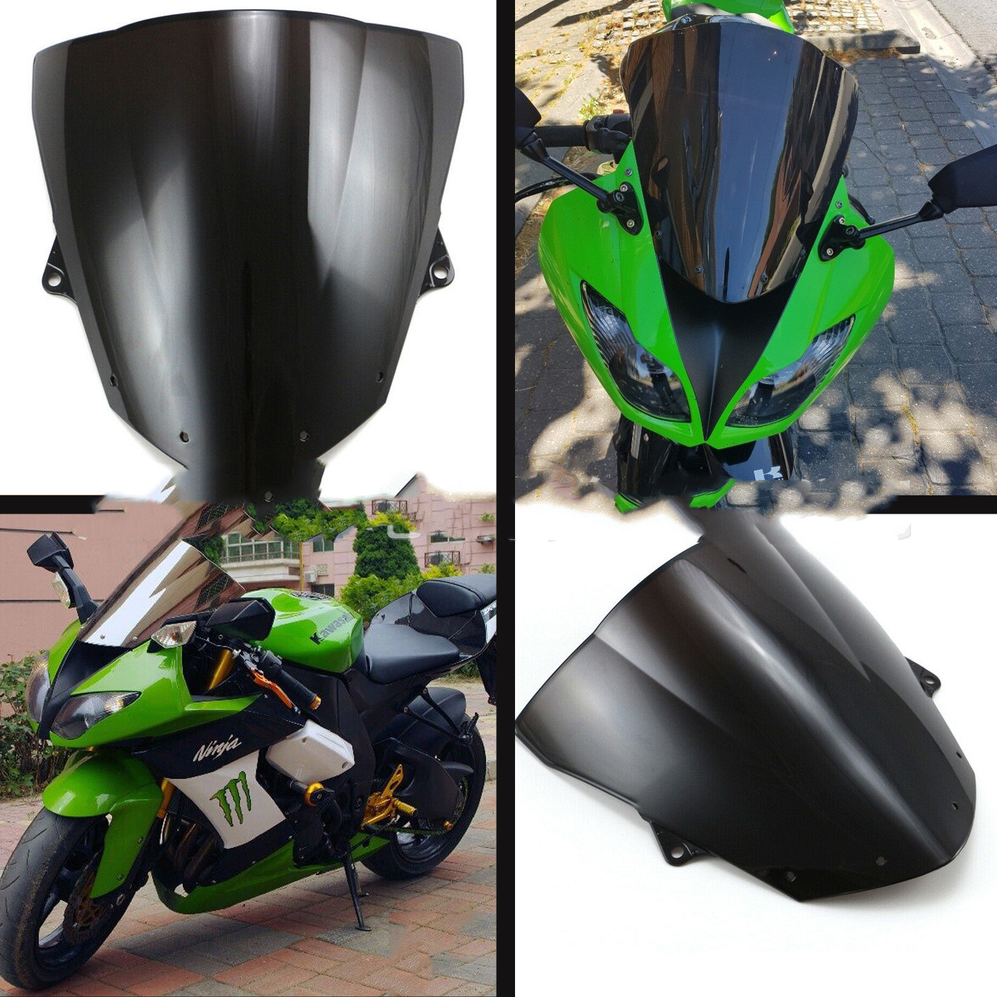 Motorcycle Windscreen Front Windshield - Image 10