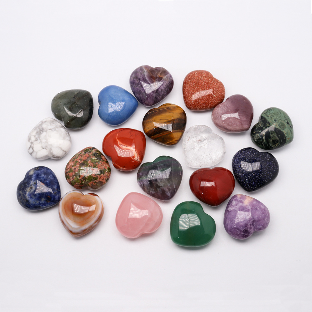 Crystal Peach Heart Pendant Peach Heart Necklace Pendant