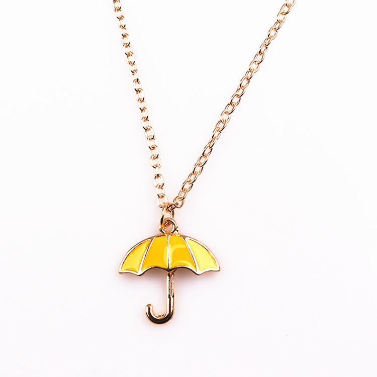 Blue Horn Keychain Brooch High Heels Necklace