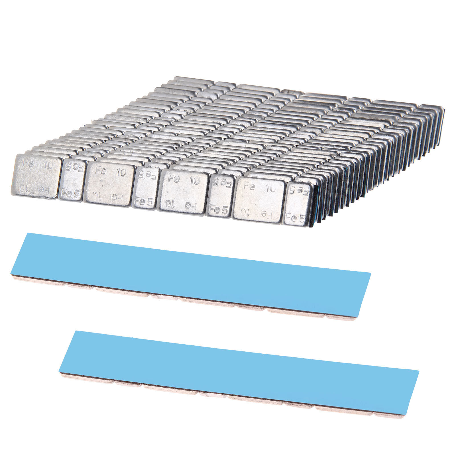 10 0pcs Adhesive Lead Free 60G Strips Stick On Wheel Balance Weights — image 11