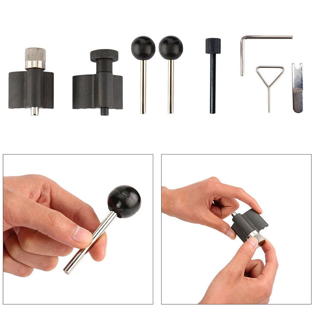 Crank Cam Timing Belt Tool Kit For VW 1.2 1.4 1.9 2.0 TDi  Engine UK