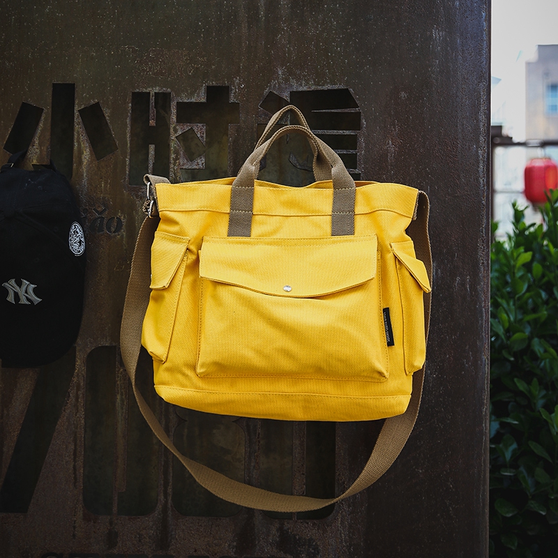 Men Tide Brand Canvas Shoulder Bag Casual Trend