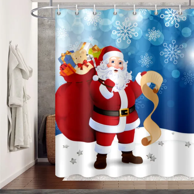 Movable Waterproof Shower Curtain Polyester Shower Curtain And Mildew Resistant I - Shop at LoveMi