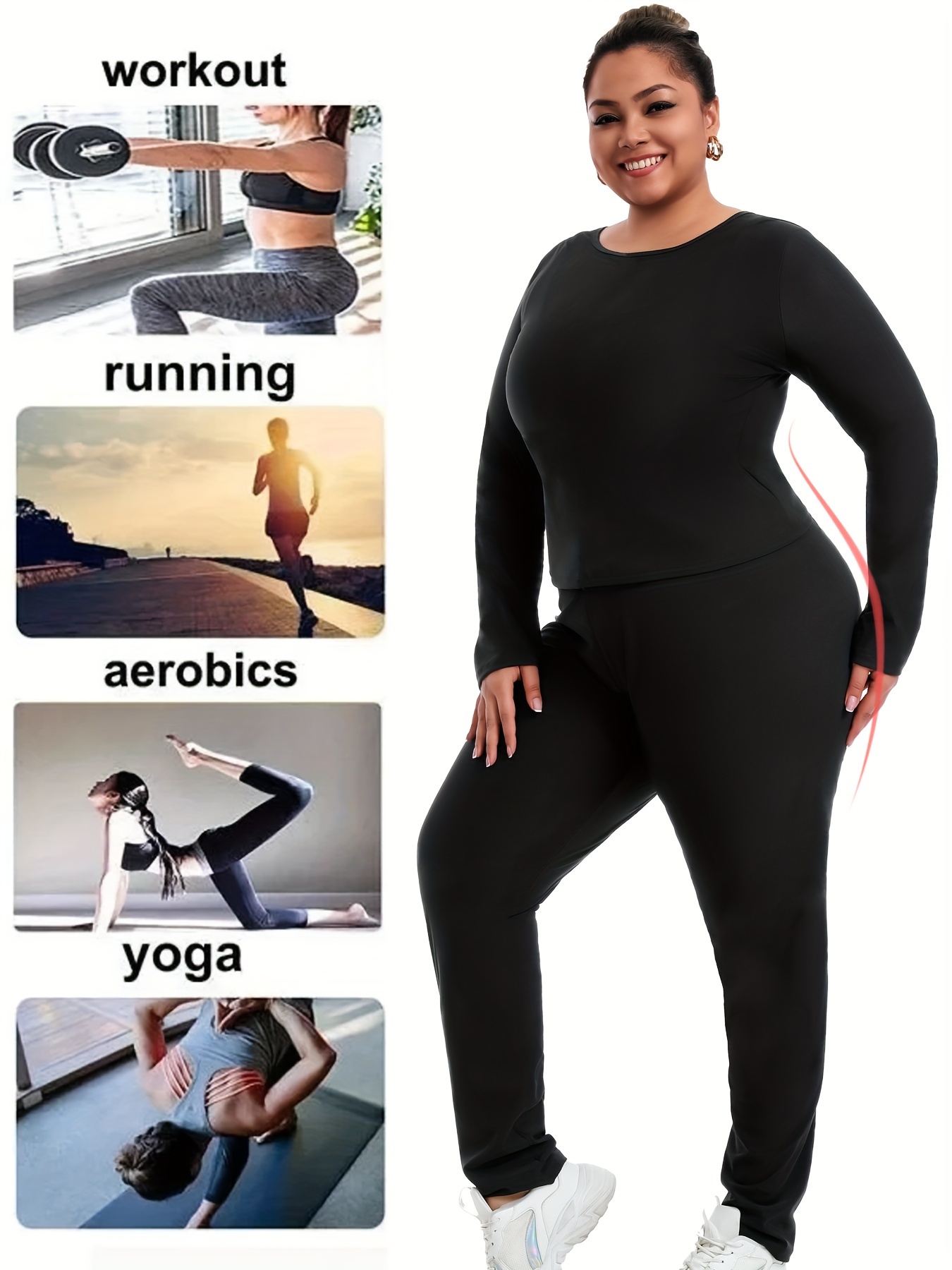Sauna Sweat Suit For Plus Size Women Men Exercise Weight Loss Gym Fitness Workout 8