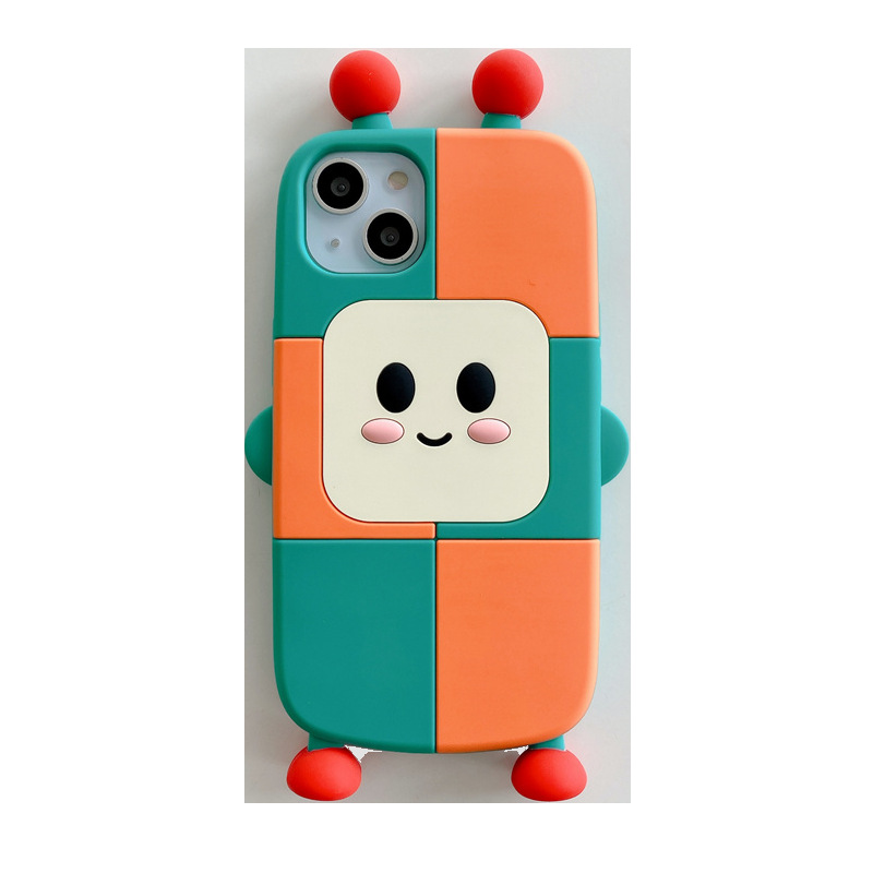 Fashion Personality Robot Silicone Phone Shell - Image 2