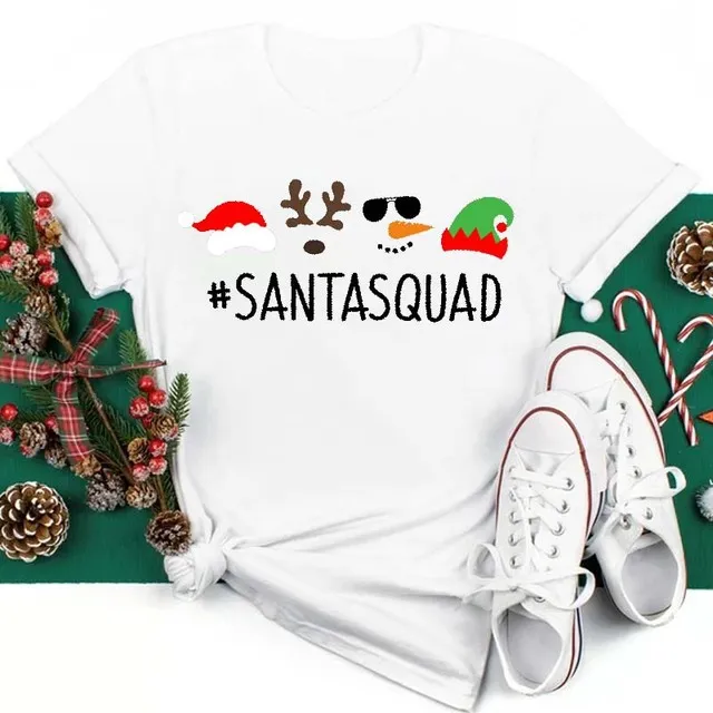 Women's Short Sleeve T shirt Christmas Fashion Printed Leggings D00014 - Shop at LoveMi