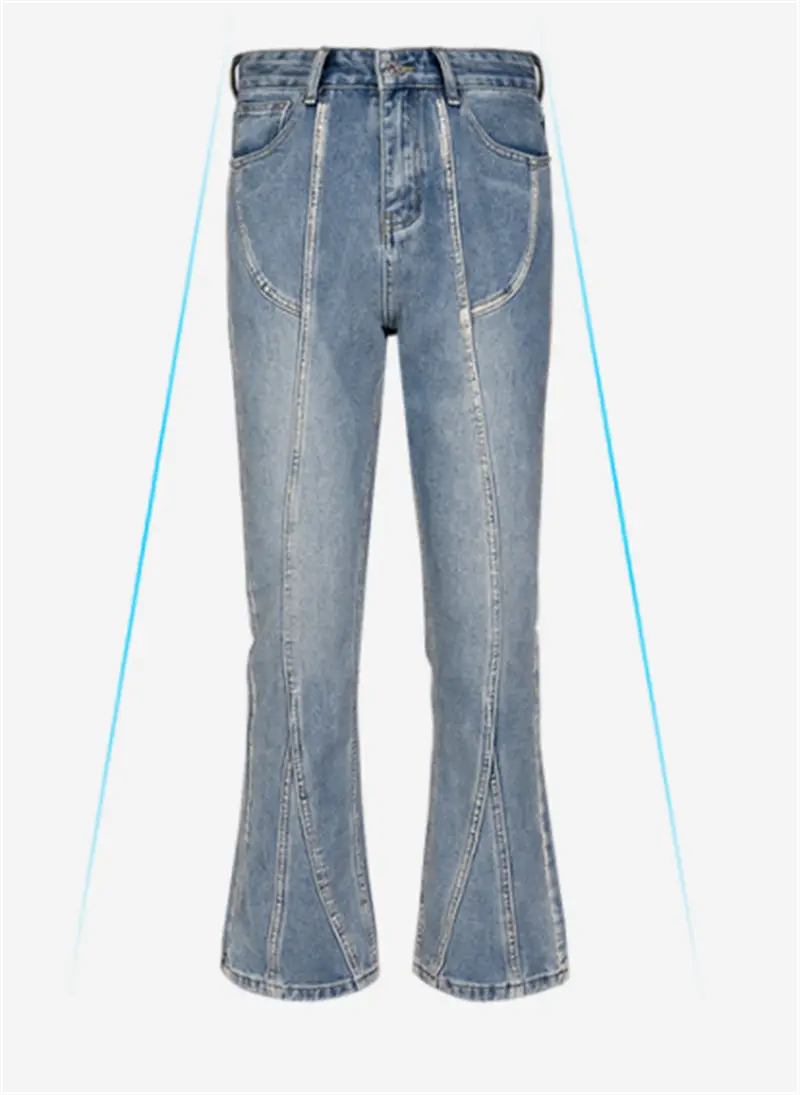 Mild Washed White Vintage Men's Jeans