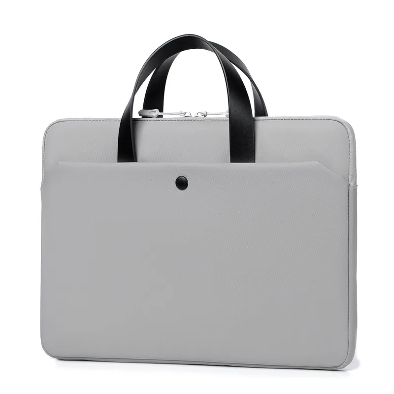 Ultra-thin Leather Film Laptop Case Tablet Interior - Grey