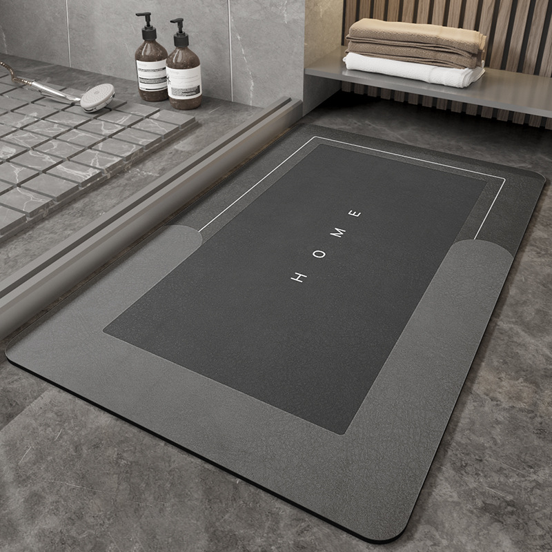 Cushion Cushion Bathroom Sliding Door Floor Bathroom Foot Mat - Picture 17 of 30