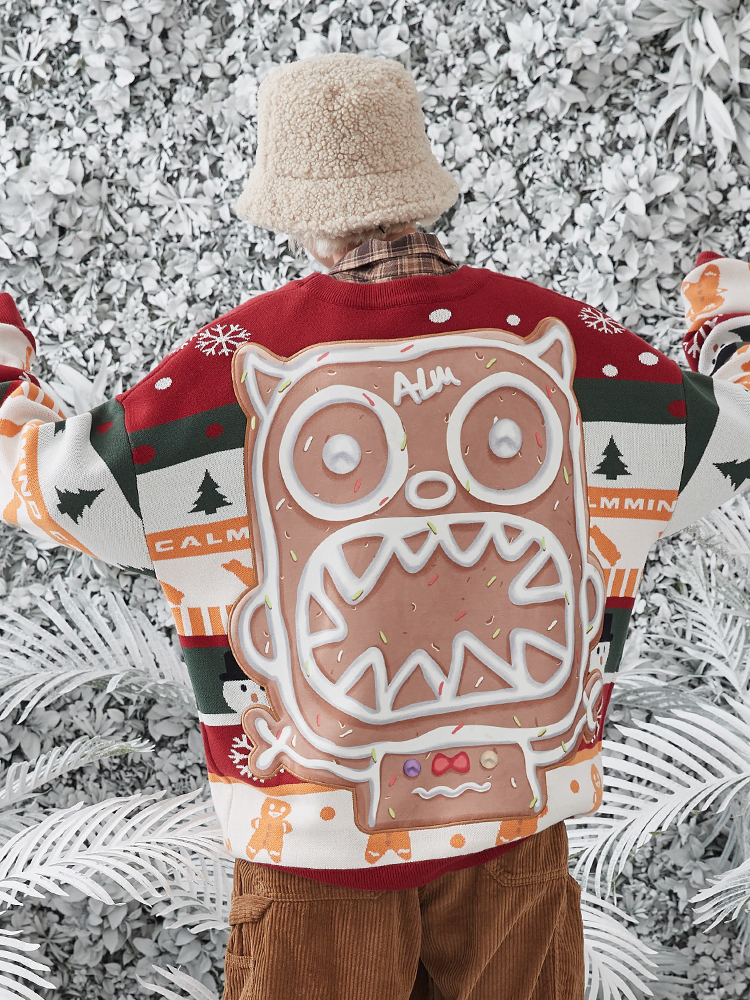 Fall Winter Round Neck Trendy Sweater Men