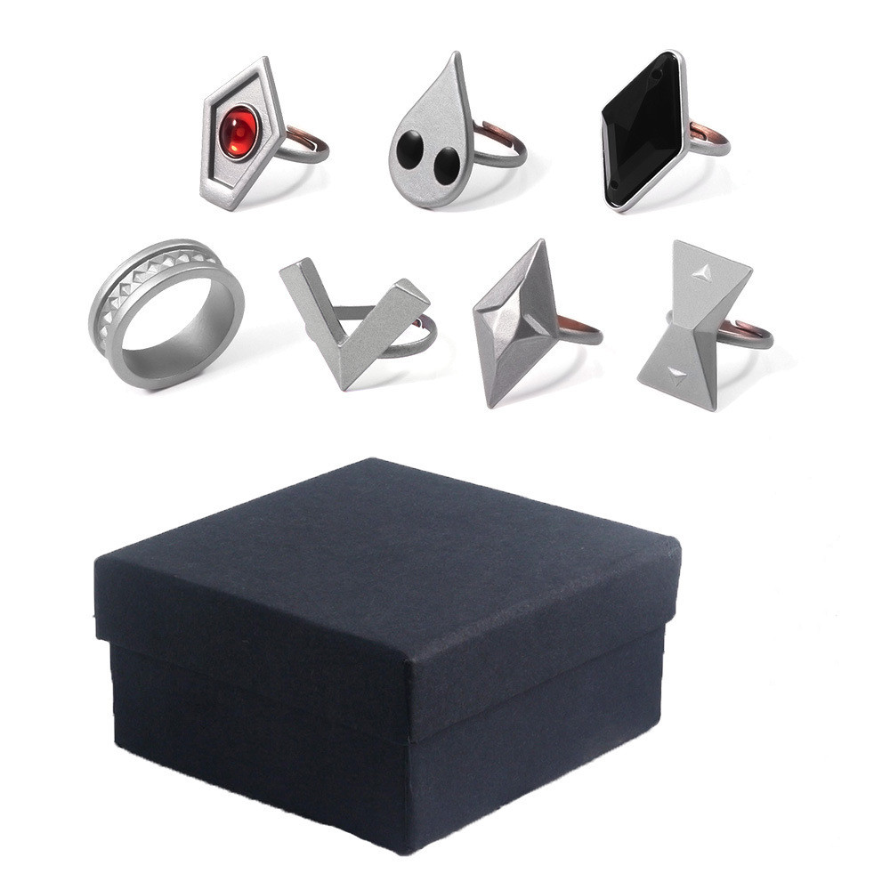 Walnut Exquisite Black Ring Set — foto 2