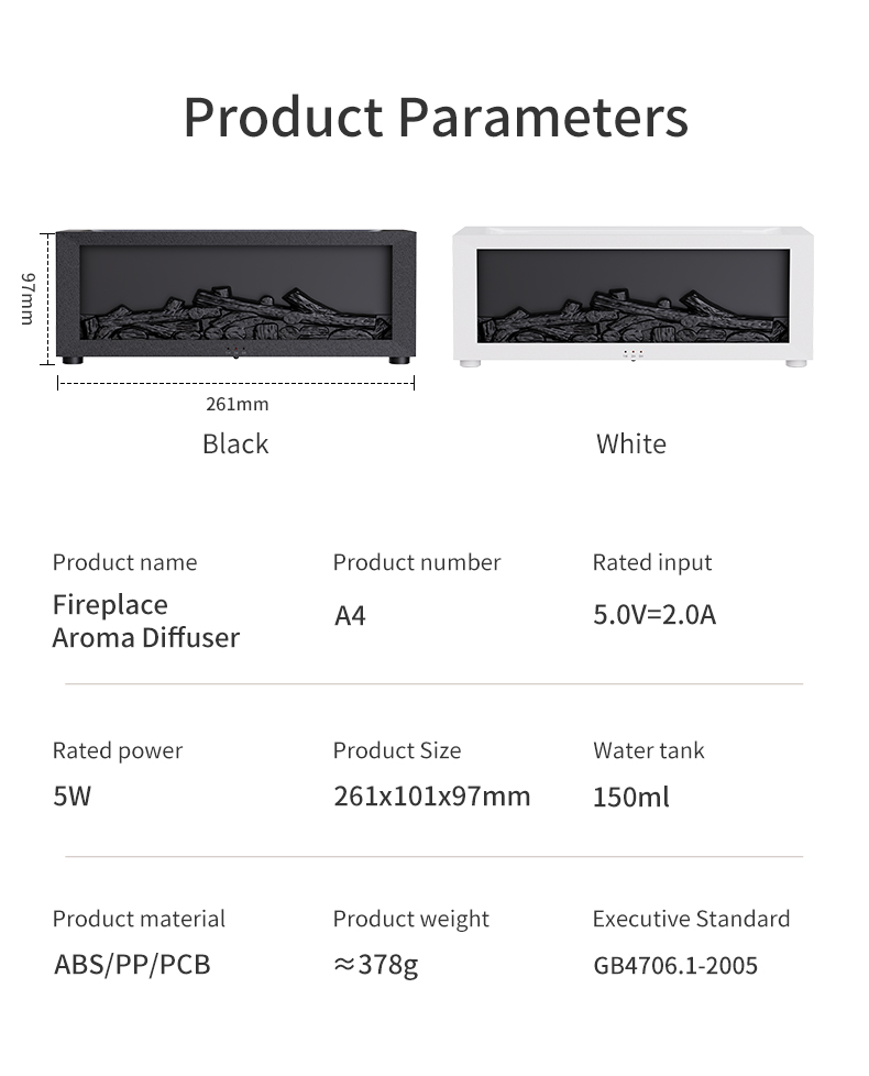 Fireplace Simulation Flame Aromatherapy Machine - Image 6