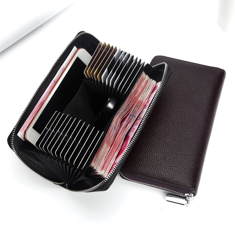 Title 7, New Multiple Card Slots Genuine Leather Wallet ...