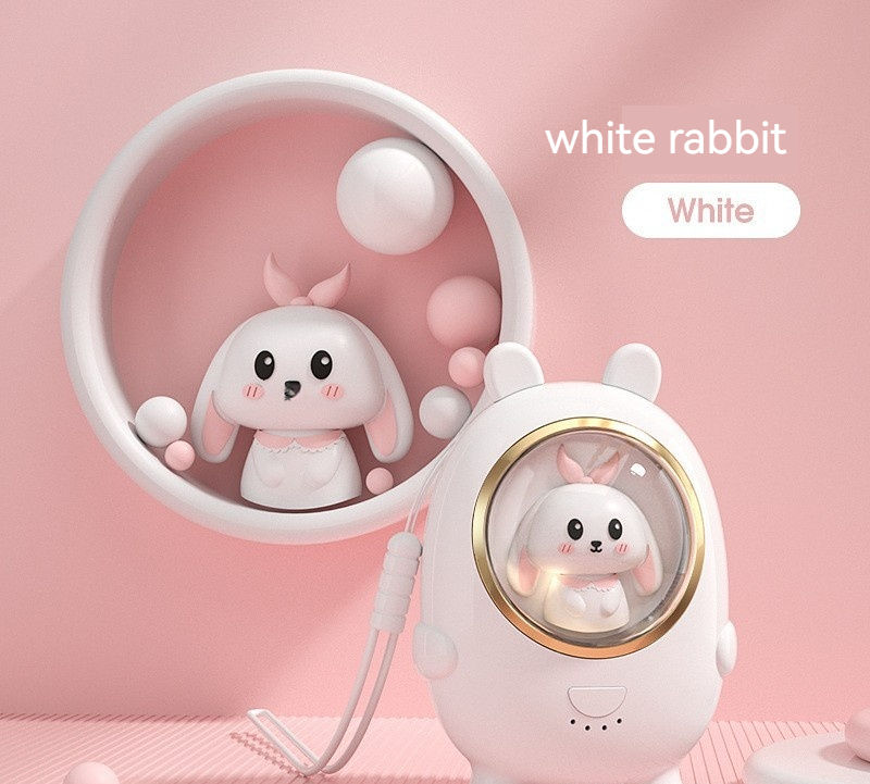 Trendy Cute White White Rabbit