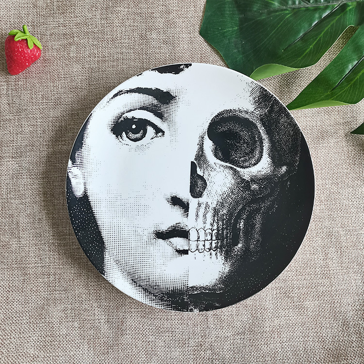 Title 25, Background Wall Ceramic Hanging Plate Wall Deco...