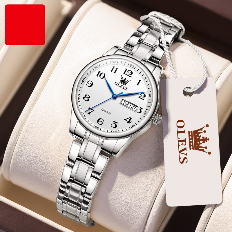 Aged Waterproof Steel Band Calendar Trend Men's Watch Men - Image 3