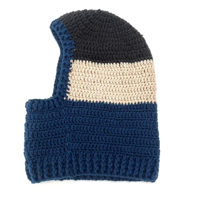Hand Knitted Wool Head Cover Beige - Shop at LoveMi