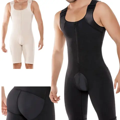 Peach Pants Jumpsuit Lift Body Shape for Men